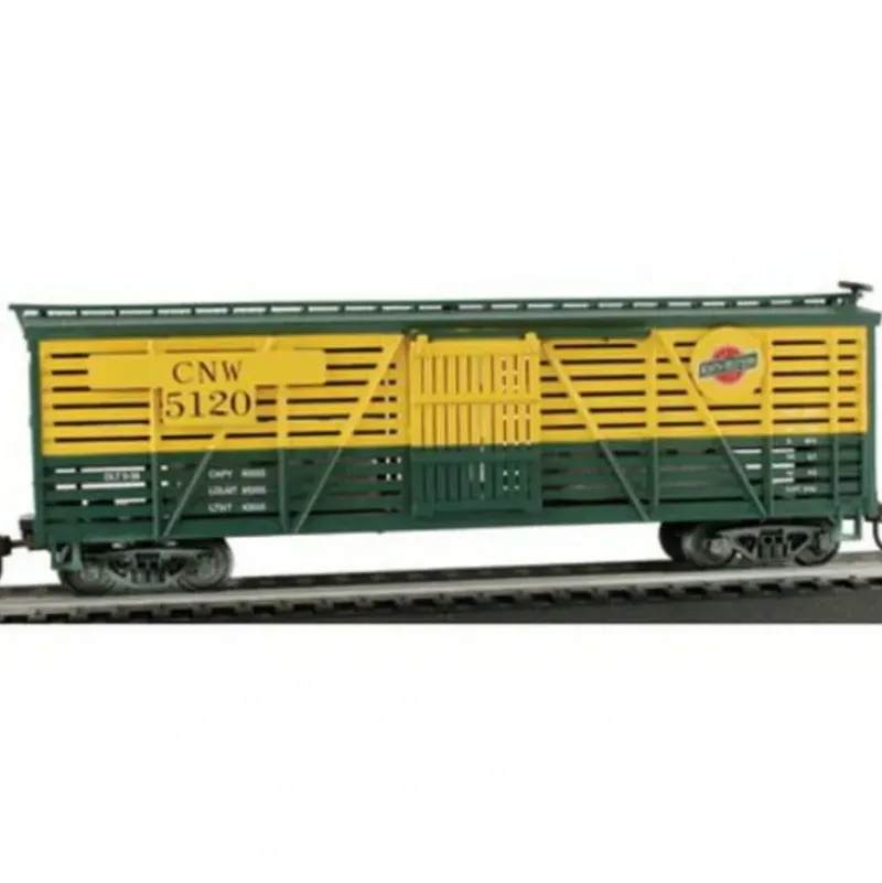 Trains*Model Power 735064 HO RTR 41' CATTLE CAR, C&NW - Model Train Junction: Quality Parts and Art Supplies