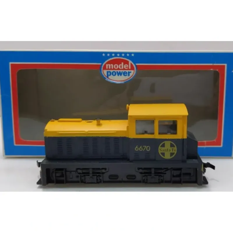 Trains*Model Power 6670 HO Santa Fe Plymouth Industrial DDT Diesel Switcher - Model Train Junction: Quality Parts and Art Supplies