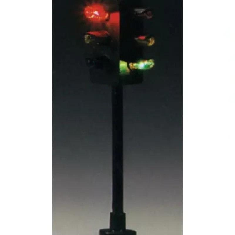 Trains*Model Power 597 HO Scale 6 Lite 2 Way Traffic Signal Brass Handcrafted - Model Train Junction: Quality Parts and Art Supplies