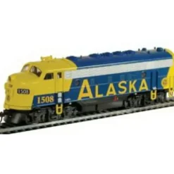 Trains*Model Power 2166 HO Scale Alaska F7 Metal Diesel - Model Train Junction: Quality Parts and Art Supplies