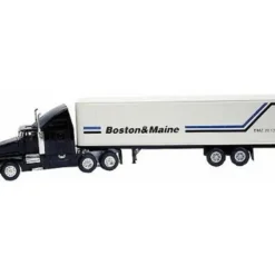 Trains*Model Power 18003 HO Scale B&M LH Tractor w/Box Trailer - Model Train Junction: Quality Parts and Art Supplies