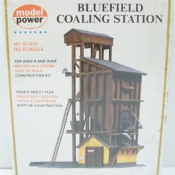 Trains*Model Power 410 HO Scale Bluefield Coaling Station Building Kit - Model Train Junction: Quality Parts and Art Supplies