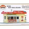 Trains*Model Power 441 HO Scale Bob's Hot Dog Stand Building Kit - Model Train Junction: Quality Parts and Art Supplies