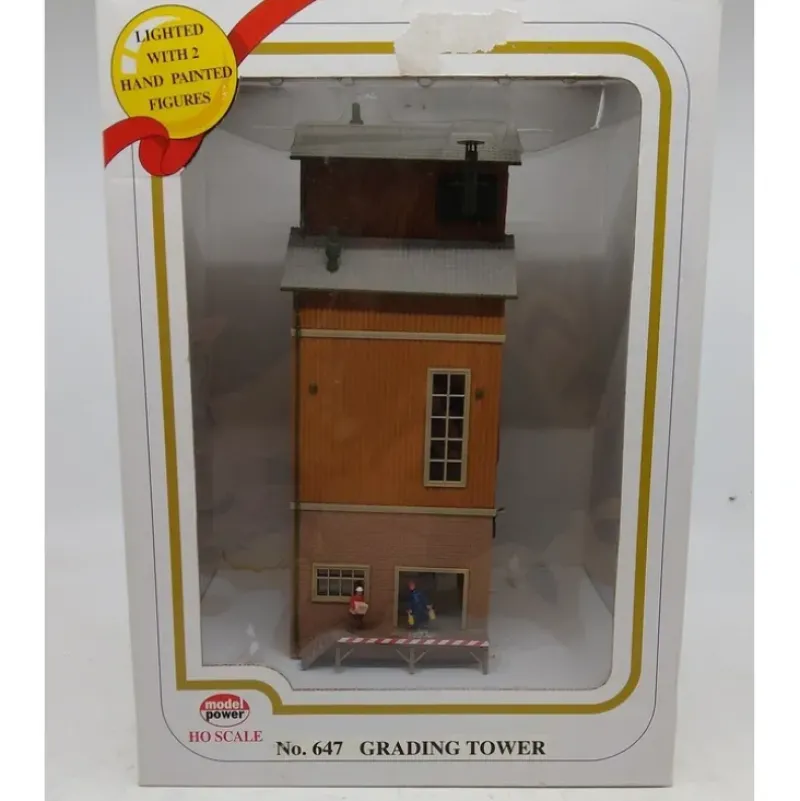 Trains*Model Power 647 HO Scale Built-up Grading Tower - Model Train Junction: Quality Parts and Art Supplies