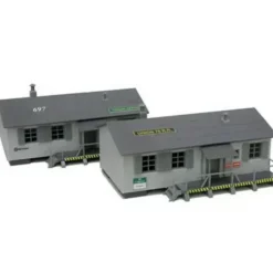 Trains*Model Power 697 HO Scale Built-up Track Crew Office - Model Train Junction: Quality Parts and Art Supplies