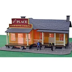 Trains*Model Power 672 HO Scale Built-up Ma's Place - Model Train Junction: Quality Parts and Art Supplies