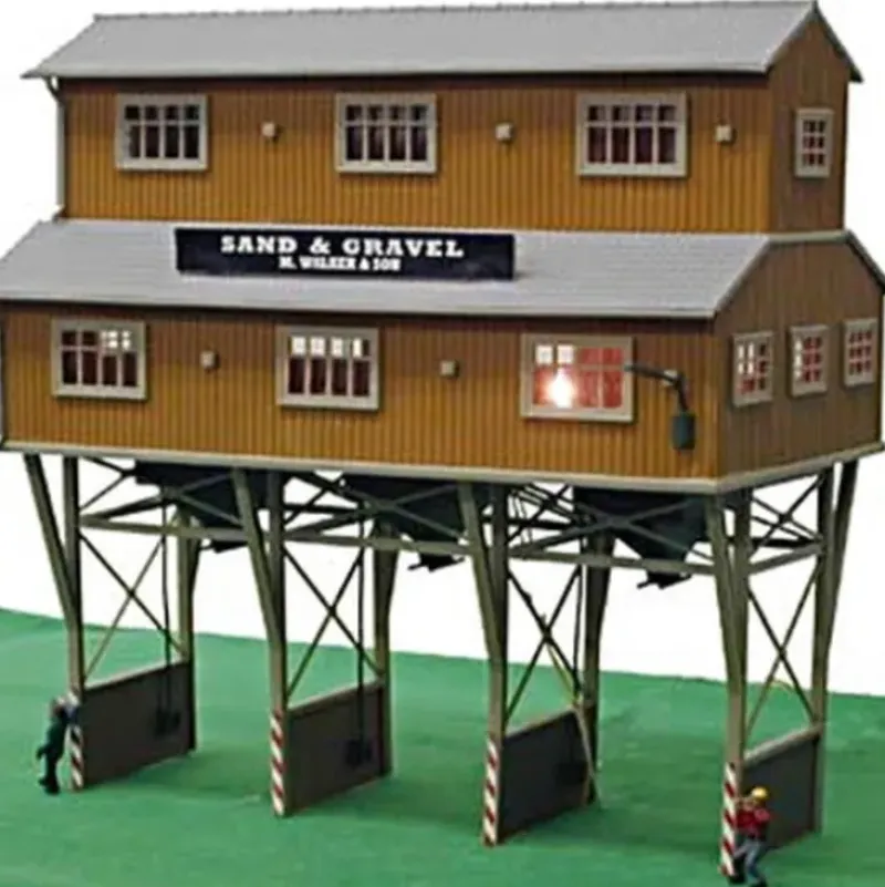 Trains*Model Power 646 HO Scale Built-up Loading Bridge - Model Train Junction: Quality Parts and Art Supplies