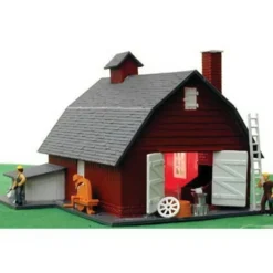 Trains*Model Power 567 HO Scale Built-up Horse Stable - Model Train Junction: Quality Parts and Art Supplies