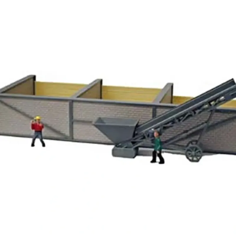 Trains*Model Power 671 HO Scale Built-up Hoffa Sand Bunker - Model Train Junction: Quality Parts and Art Supplies