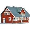 Trains*Model Power 676 HO Scale Built-up Chester Station - Model Train Junction: Quality Parts and Art Supplies