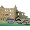 Trains*Model Power 579 HO Scale Built-up Urban Renewal Building - Model Train Junction: Quality Parts and Art Supplies