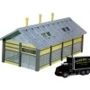 Trains*Model Power 771 HO Scale Built-up American Foundry Company with 2 Figures - Model Train Junction: Quality Parts and Art Supplies