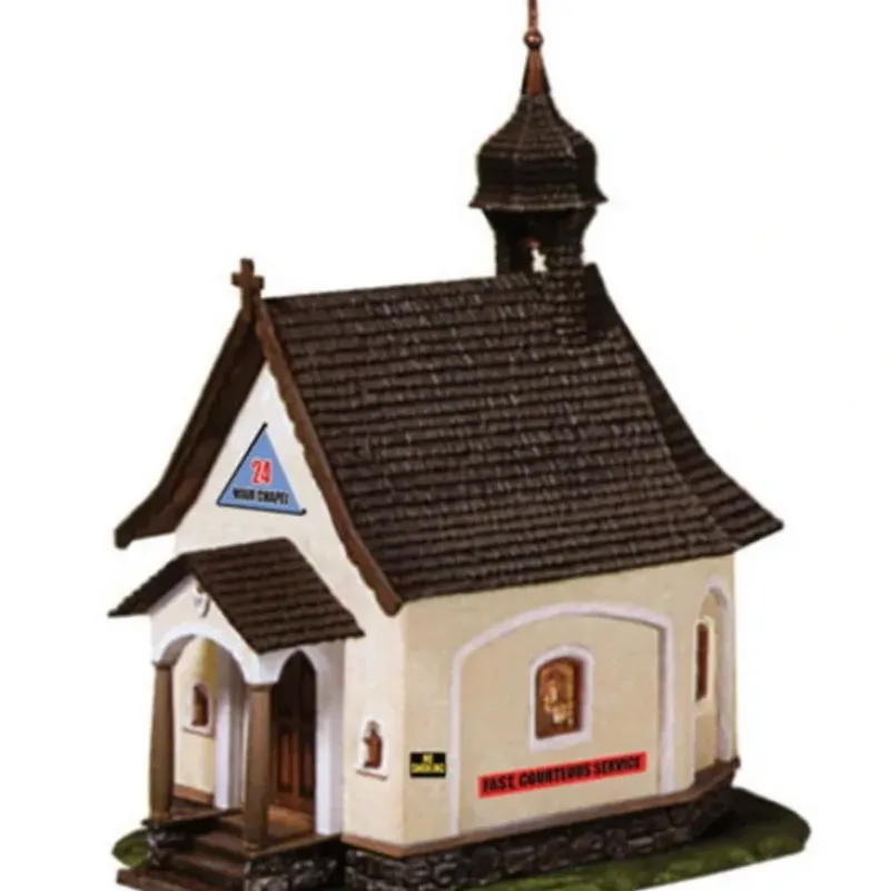 Trains*Model Power 776 HO Scale Built-up 24 Hour Chapel - Model Train Junction: Quality Parts and Art Supplies