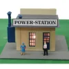 Trains*Model Power 580 HO Scale Built-up Power Station - Model Train Junction: Quality Parts and Art Supplies