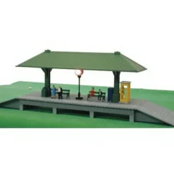 Trains*Model Power 583 HO Scale Built-up Station Platform - Model Train Junction: Quality Parts and Art Supplies