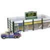 Trains*Model Power 772 HO Scale Built-up West End Shopping Center - Model Train Junction: Quality Parts and Art Supplies