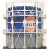 Trains*Model Power 619 HO Scale Built-up Gulf Gas Tank Building Kit - Model Train Junction: Quality Parts and Art Supplies