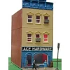 Trains*Model Power 577 HO Scale Built-up Ace Hardware - Model Train Junction: Quality Parts and Art Supplies