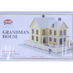 Trains*Model Power 487 HO Scale Grandma's House Building Kit - Model Train Junction: Quality Parts and Art Supplies