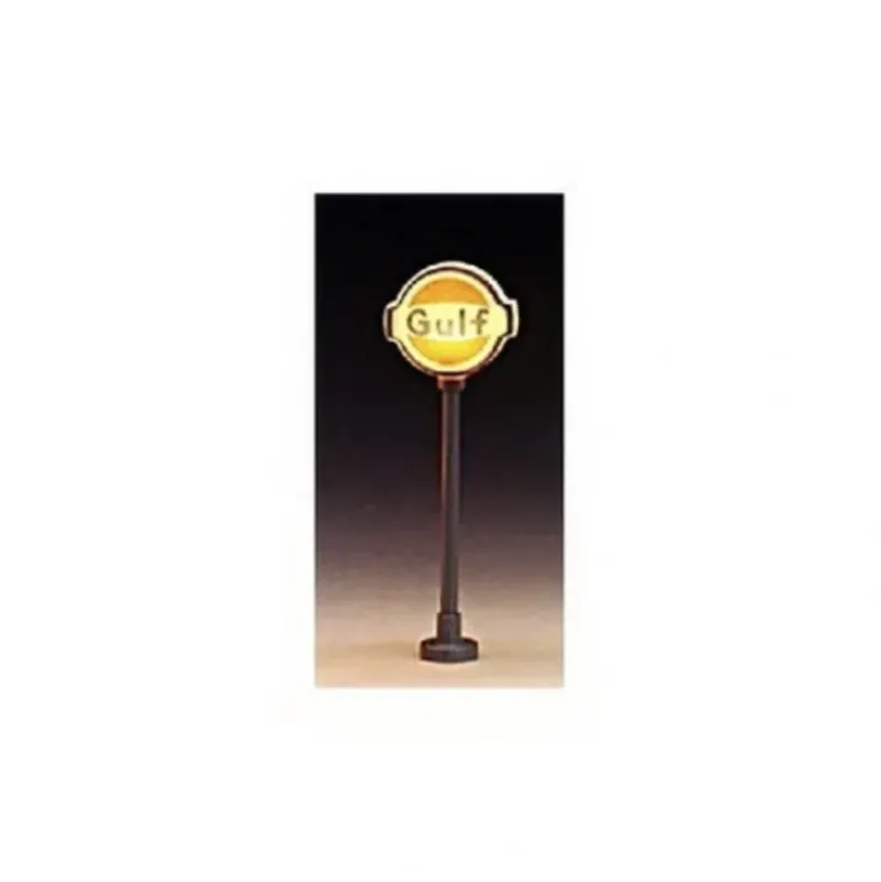 Trains*Model Power 706 HO Scale Gulf Station Sign (Pack of 2) - Model Train Junction: Quality Parts and Art Supplies