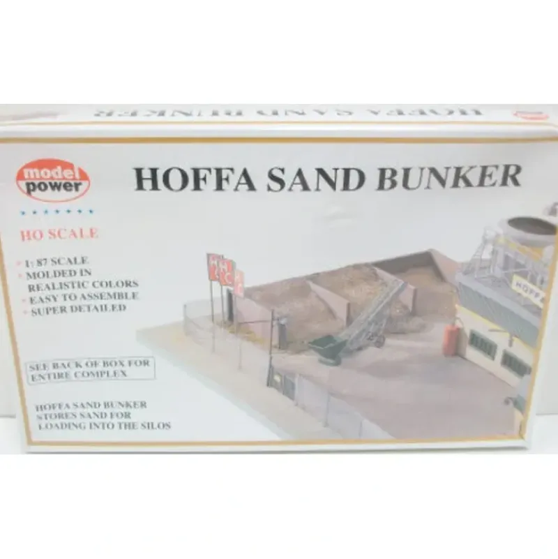 Trains*Model Power 299 HO Scale Hoffa Sand Bunker Building Kit - Model Train Junction: Quality Parts and Art Supplies