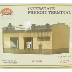 Trains*Model Power 411 HO Scale Interstate Freight Terminal Kit - Model Train Junction: Quality Parts and Art Supplies