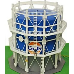 Trains*Model Power 571 HO Scale Lighted Gulf Gas Tank w/2 Figures - Model Train Junction: Quality Parts and Art Supplies
