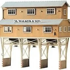 Trains*Model Power 300 HO Scale Loading Bridge Building Kit - Model Train Junction: Quality Parts and Art Supplies