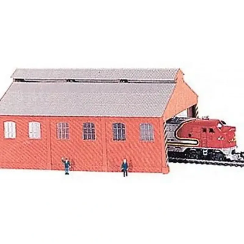 Trains*Model Power 553 HO Scale Loco Maintenance Building Kit - Model Train Junction: Quality Parts and Art Supplies