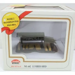 Trains*Model Power 642 HO Scale Lumber Shed Building - Model Train Junction: Quality Parts and Art Supplies