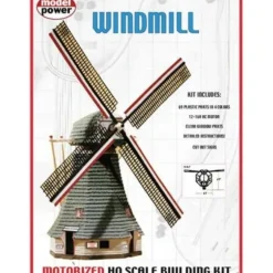 Trains*Model Power 404 HO Scale Motorized Windmill - Model Train Junction: Quality Parts and Art Supplies
