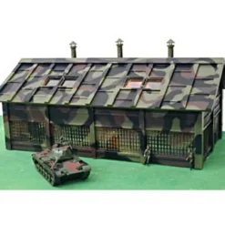 Trains*Model Power 668 HO Scale Munitions Depot w/2 Mini-Tanks - Model Train Junction: Quality Parts and Art Supplies