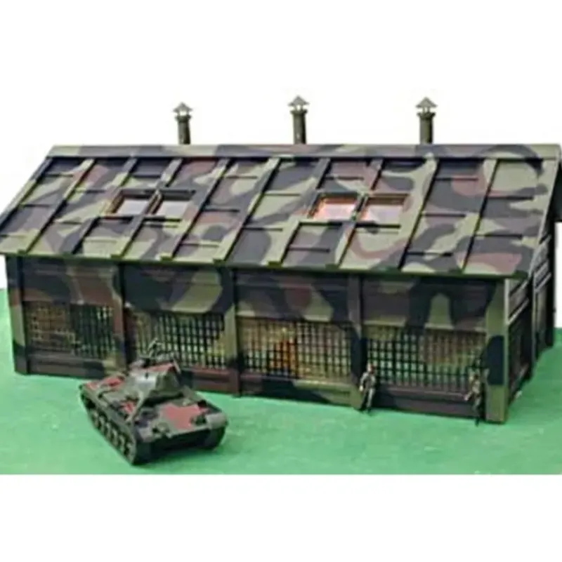 Trains*Model Power 668 HO Scale Munitions Depot w/2 Mini-Tanks - Model Train Junction: Quality Parts and Art Supplies