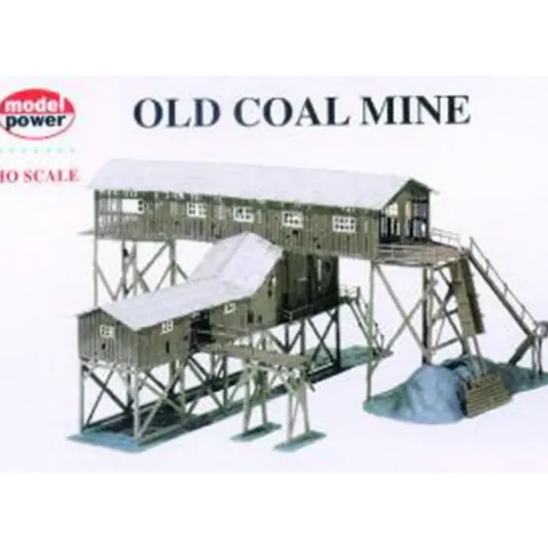Trains*Model Power 316 HO Scale Old Coal Mine Building Kit - Model Train Junction: Quality Parts and Art Supplies