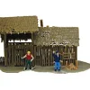 Trains*Model Power 641 HO Scale Old Storage Shed - Model Train Junction: Quality Parts and Art Supplies