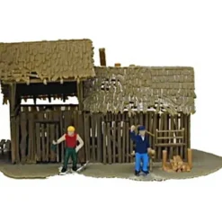 Trains*Model Power 641 HO Scale Old Storage Shed - Model Train Junction: Quality Parts and Art Supplies