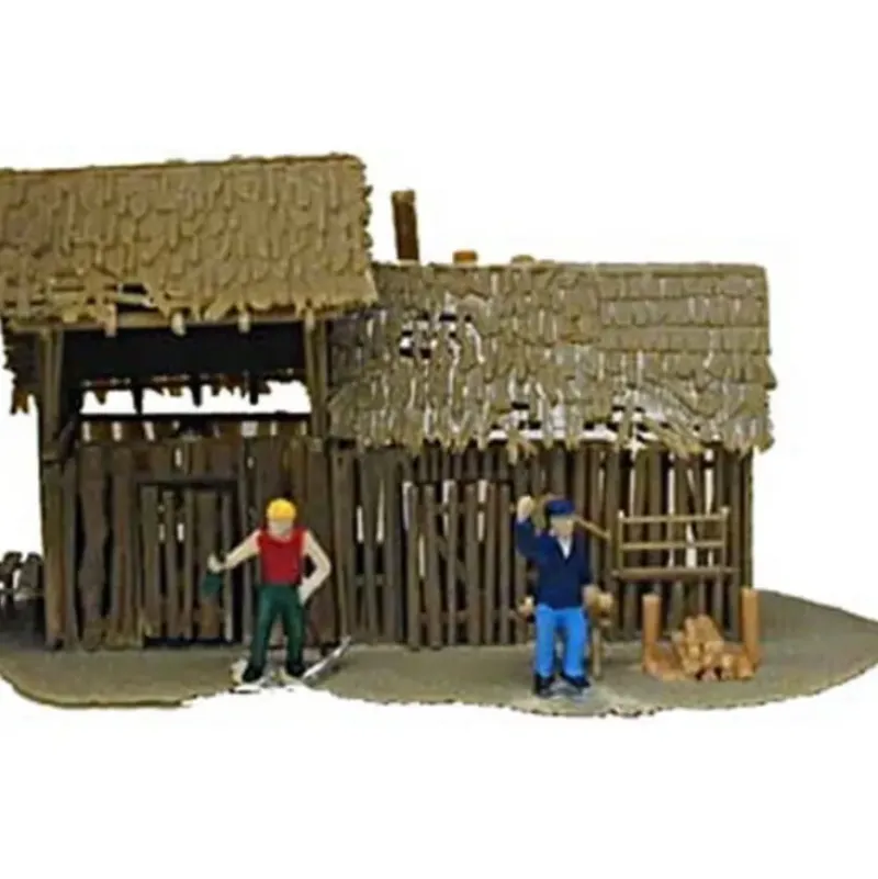 Trains*Model Power 641 HO Scale Old Storage Shed - Model Train Junction: Quality Parts and Art Supplies
