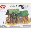 Trains*Model Power 435 HO Scale Old Storage Shed Building Kit - Model Train Junction: Quality Parts and Art Supplies