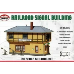 Trains*Model Power 403 HO Scale Raildroad Signal Building Kit - Model Train Junction: Quality Parts and Art Supplies