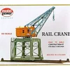 Trains*Model Power 424 HO Scale Rail Crane Building Kit - Model Train Junction: Quality Parts and Art Supplies
