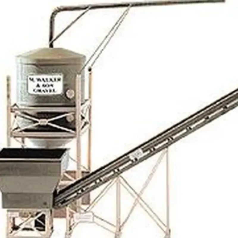 Trains*Model Power 302 HO Scale Silo & Transporter Building Kit - Model Train Junction: Quality Parts and Art Supplies