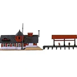 Trains*Model Power 570 HO Scale South Side Freight Station - Model Train Junction: Quality Parts and Art Supplies