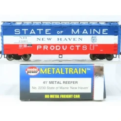 Trains*Model Power 2230 HO Scale State of Maine New Haven 41' Metal Reefer #45063 - Model Train Junction: Quality Parts and Art Supplies