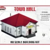 Trains*Model Power 400 HO Scale Town Hall Building Kit - Model Train Junction: Quality Parts and Art Supplies