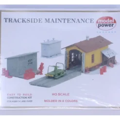 Trains*Model Power 408 HO Scale Trackside Maintenance Construction Building Kit - Model Train Junction: Quality Parts and Art Supplies
