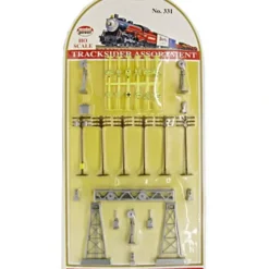 Trains*Model Power 331 HO Scale Trackside Assortment - Model Train Junction: Quality Parts and Art Supplies