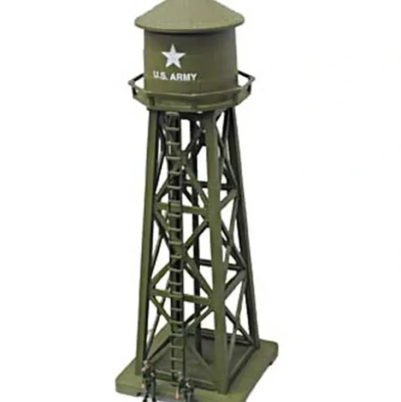Trains*Model Power 632 HO Scale US Army Lighted Water Tower - Model Train Junction: Quality Parts and Art Supplies