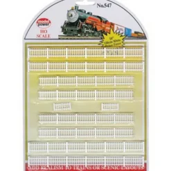 Trains*Model Power 547 HO Scale White Fences - Model Train Junction: Quality Parts and Art Supplies