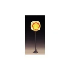 Trains*Model Power 704 HO Shell Station Sign (Pack of 2) - Model Train Junction: Quality Parts and Art Supplies