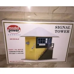 Trains*Model Power 481 HO Signal Tower Building Kit - Model Train Junction: Quality Parts and Art Supplies